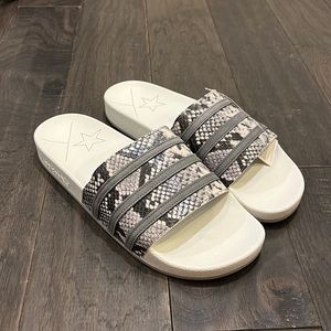Adidas Adilette Eh66 Snake Skin Print 